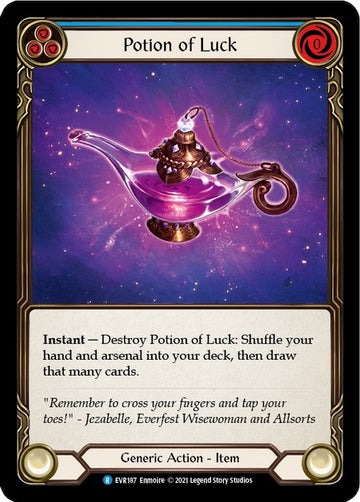 Potion of Luck [EVR187] [Everfest] 1st Edition Cold Foil