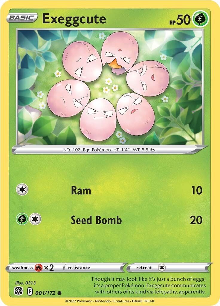 Exeggcute [001/172] [Brilliant Stars] Reverse Holofoil