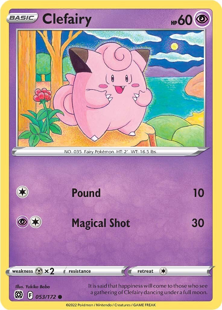 Clefairy [053/172] [Brilliant Stars] Reverse Holofoil