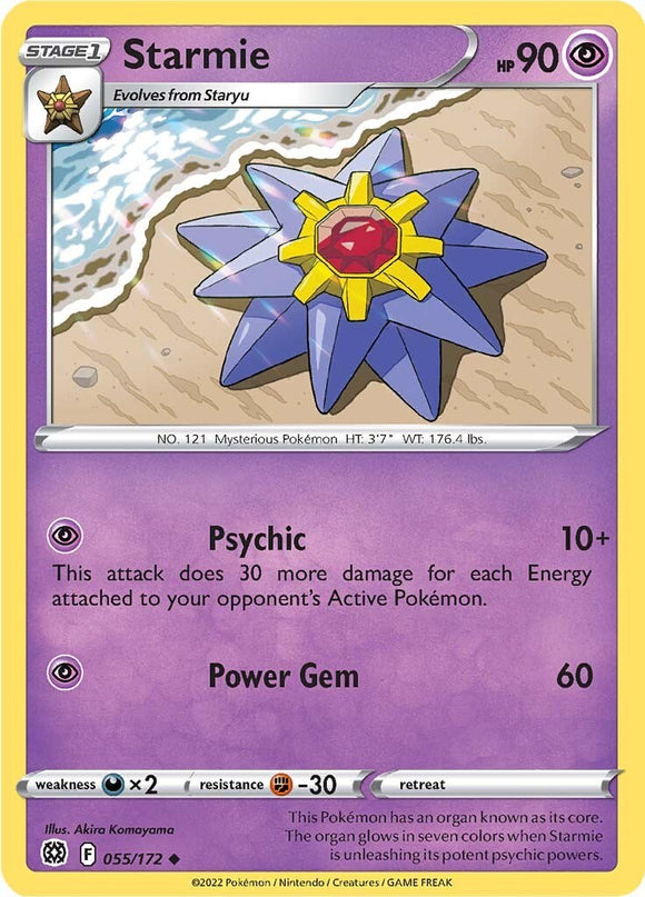 Starmie [055/172] [Brilliant Stars] Reverse Holofoil