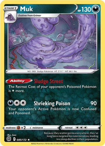 Muk [085/172] [Brilliant Stars] Reverse Holofoil
