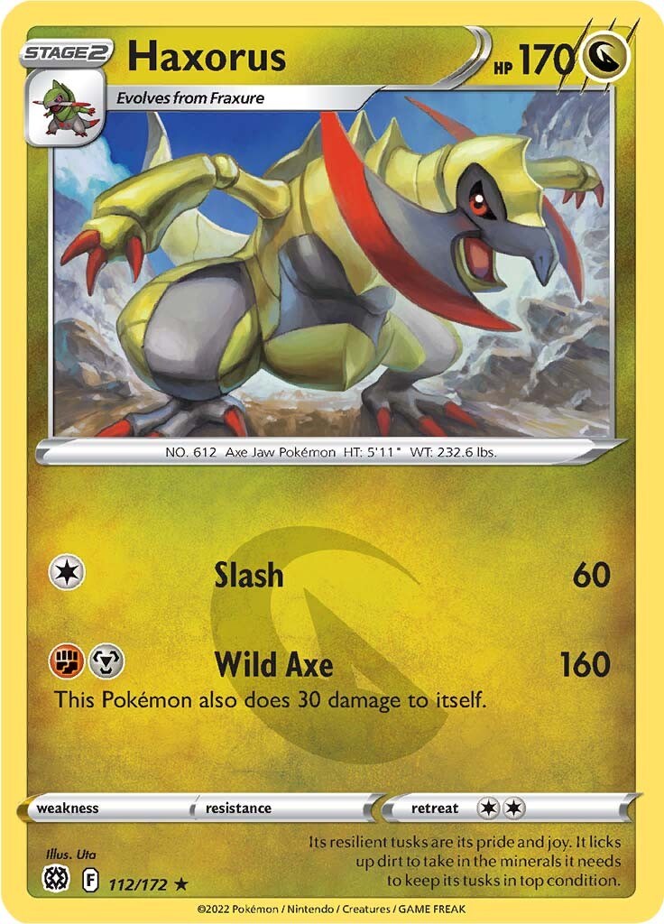 Haxorus [112/172] [Brilliant Stars] Reverse Holofoil