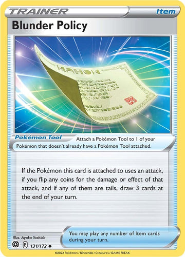 Blunder Policy [131/172] [Brilliant Stars] Reverse Holofoil