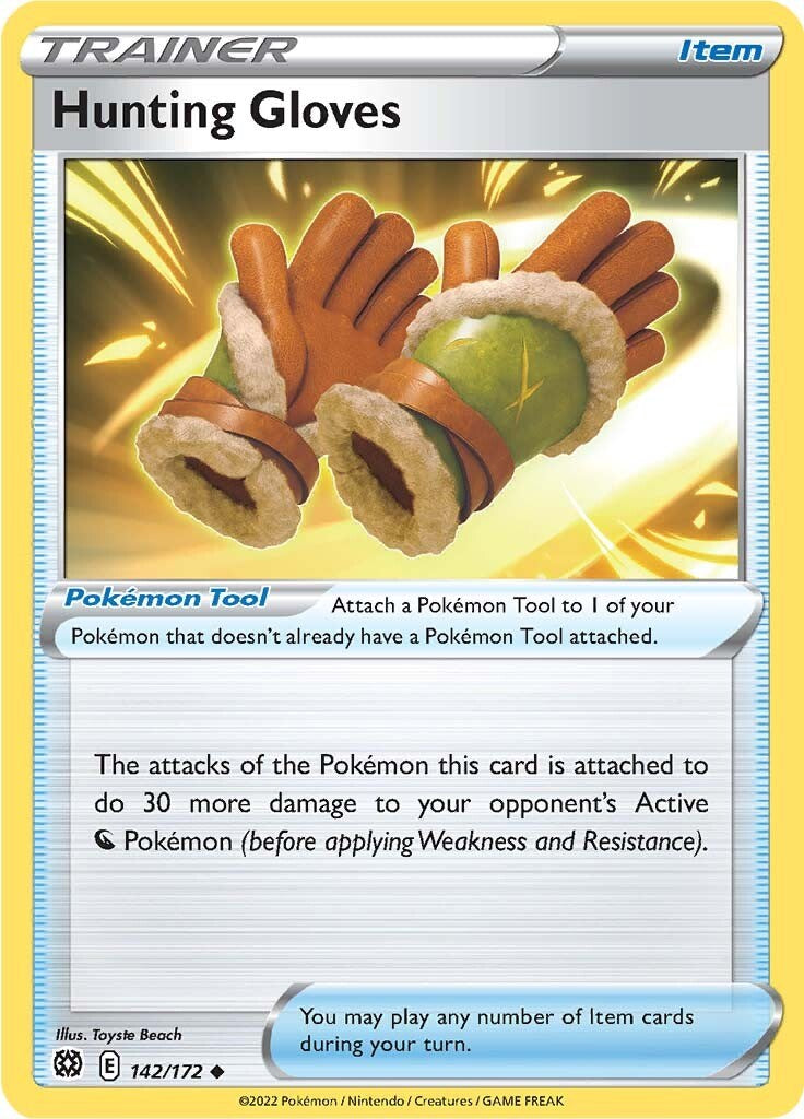 Hunting Gloves [142/172] [Brilliant Stars] Reverse Holofoil
