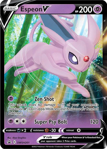 Espeon V [SWSH201] [Sword & Shield Promo Cards] Holofoil