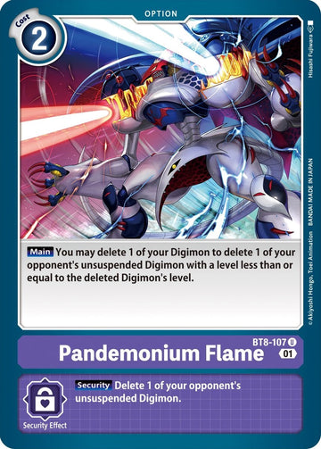 Pandemonium Flame [BT8-107] [New Awakening] Normal