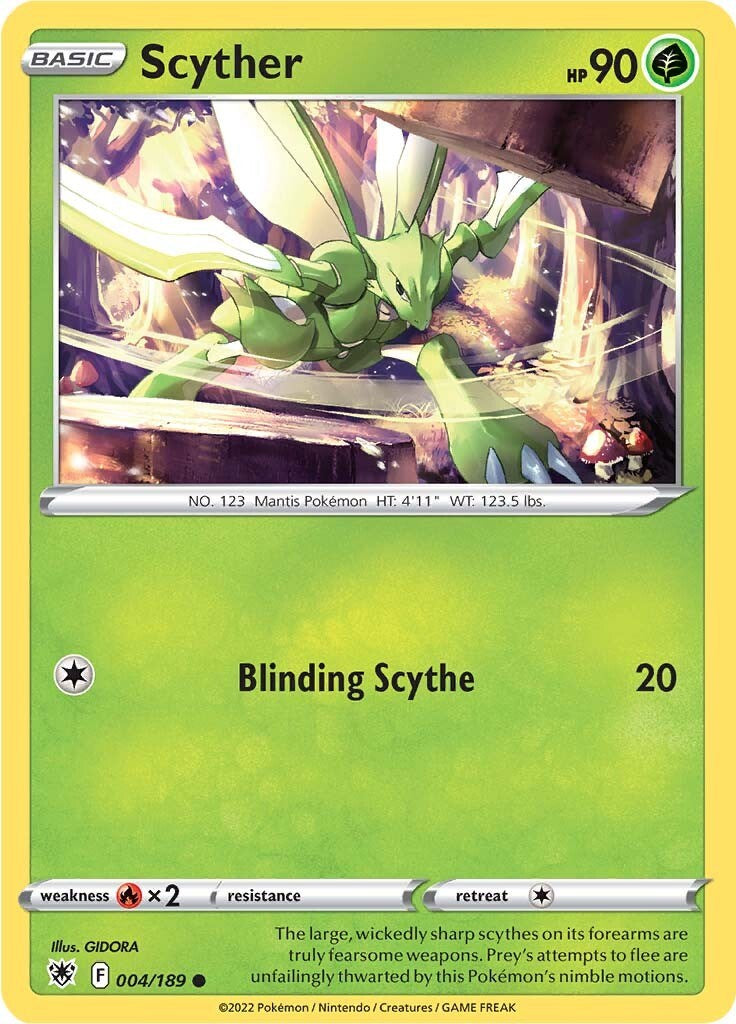 Scyther (004) [004/189] [Astral Radiance] Reverse Holofoil