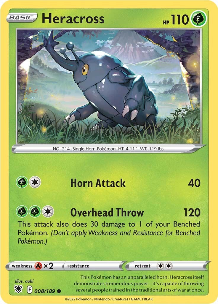 Heracross [008/189] [Astral Radiance] Reverse Holofoil