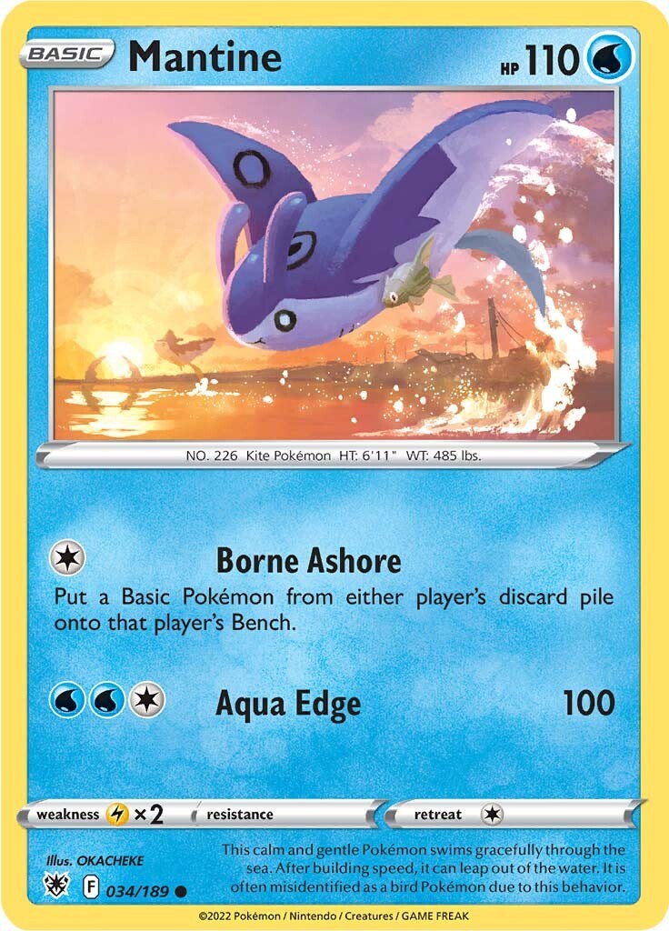 Mantine [034/189] [Astral Radiance] Reverse Holofoil