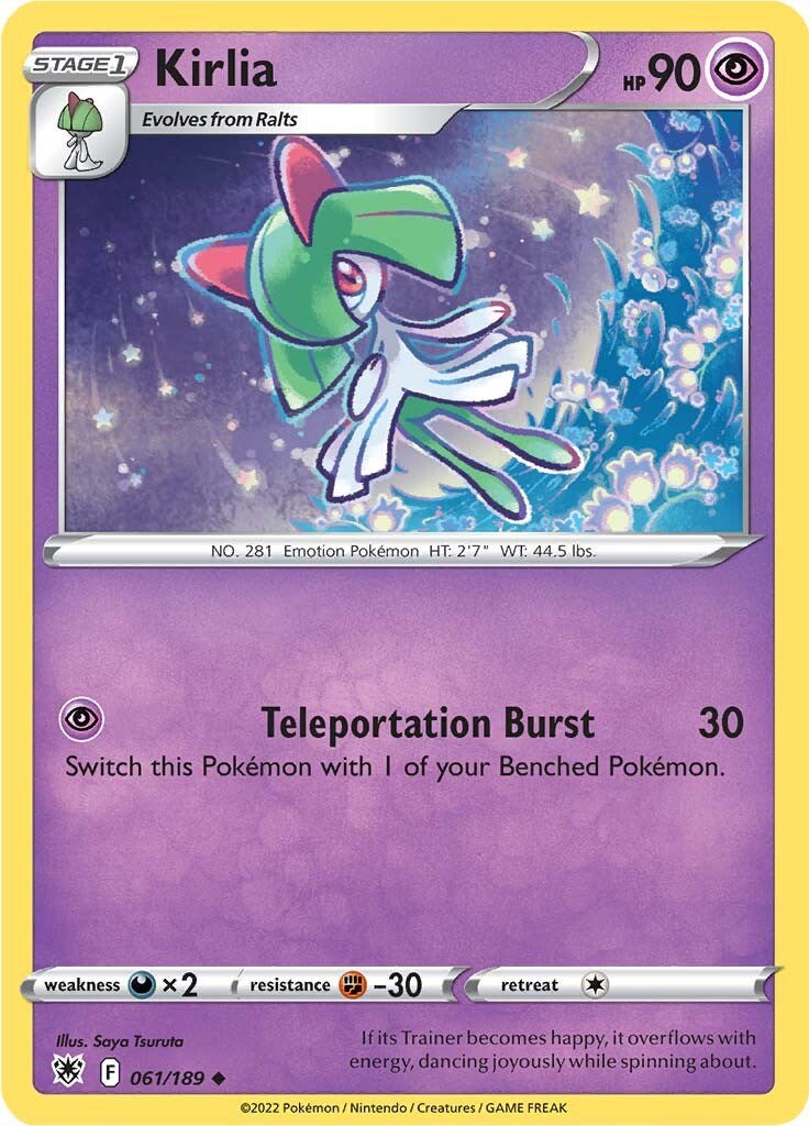 Kirlia [061/189] [Astral Radiance] Reverse Holofoil