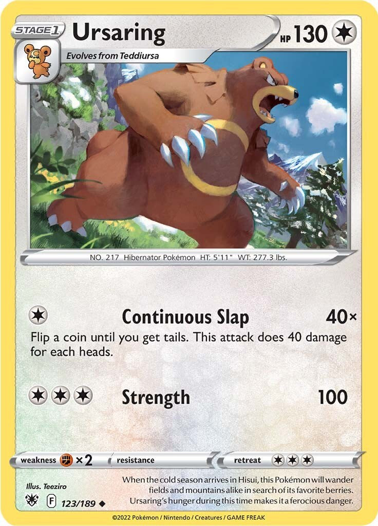 Ursaring [123/189] [Astral Radiance] Reverse Holofoil