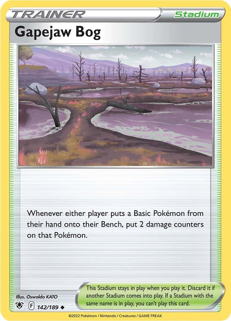 Gapejaw Bog [142/189] [Astral Radiance] Reverse Holofoil