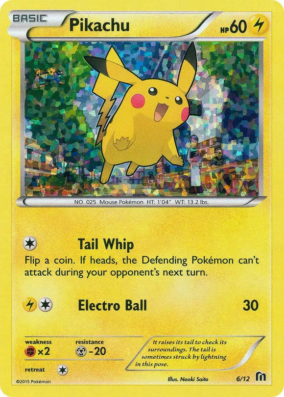 Pikachu - 6/12 [006/012] [McDonald's Promos 2016] Holofoil