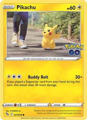 Pikachu (027/078) [Pokémon  GO]