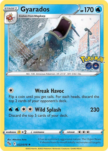 Gyarados [022/078] [Pokemon GO] Reverse Holofoil