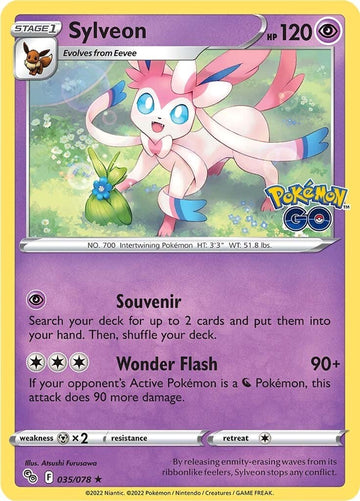 Sylveon [035/078] [Pokemon GO] Reverse Holofoil