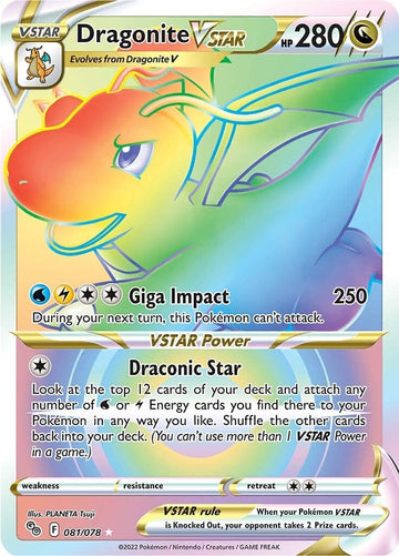 Dragonite VSTAR (081/078) [Pokémon  GO]