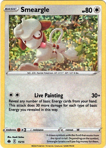 Smeargle - 15/15 [015/015] [McDonald's Promos 2022] Holofoil