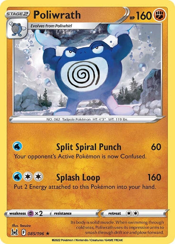 Poliwrath [085/196] [Lost Origin] Reverse Holofoil