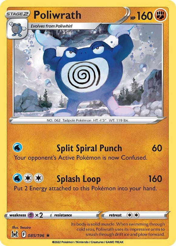 Poliwrath [085/196] [Lost Origin] Reverse Holofoil