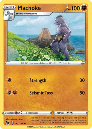 Machoke [087/196] [Lost Origin] Reverse Holofoil