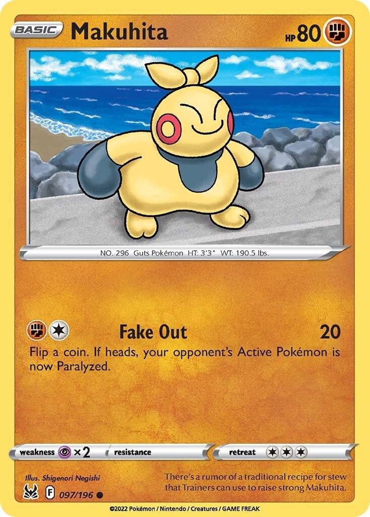 Makuhita [097/196] [Lost Origin] Reverse Holofoil