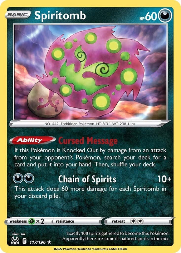 Spiritomb [117/196] [Lost Origin] Reverse Holofoil