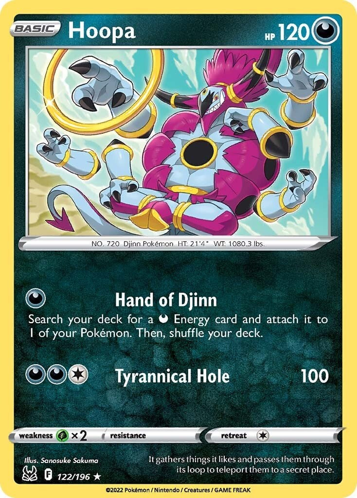 Hoopa [122/196] [Lost Origin] Reverse Holofoil