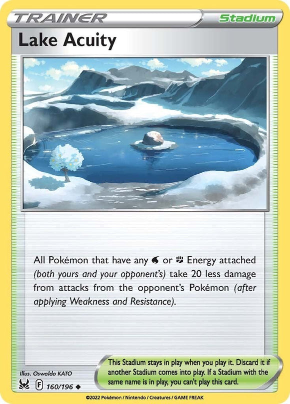 Lake Acuity [160/196] [Lost Origin] Reverse Holofoil