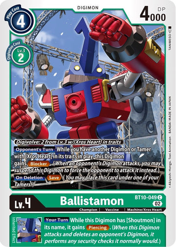 Ballistamon [BT10-049] [Xros Encounter] Normal