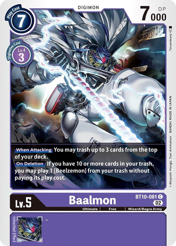 Baalmon [BT10-081] [Xros Encounter] Normal