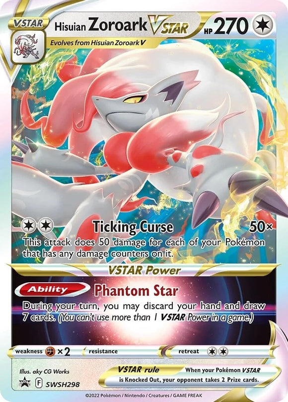 Hisuian Zoroark VSTAR [SWSH298] [Sword & Shield Promo Cards] Holofoil