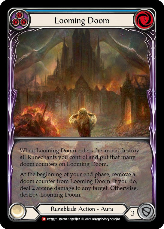 Looming Doom (Extended Art) [DYN175] [Dynasty] Rainbow Foil