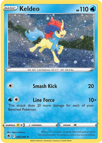 Keldeo (Cosmos Holo) [045/189] [Astral Radiance] Holofoil