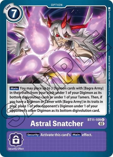 Astral Snatcher [BT11-109] [Dimensional Phase] Normal