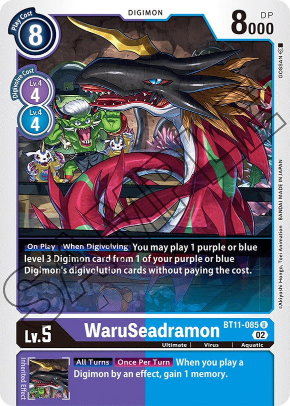 WaruSeadramon [BT11-085] [Dimensional Phase] Foil
