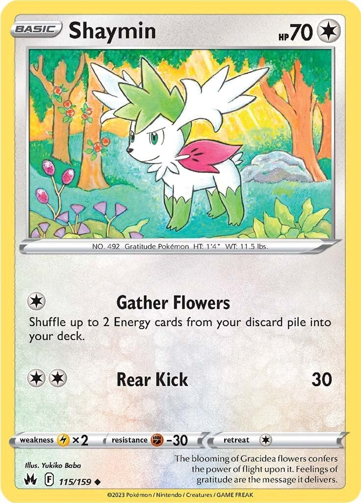 Shaymin [115/159] [Crown Zenith] Reverse Holofoil