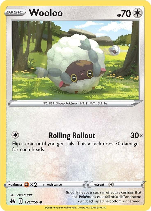 Wooloo [121/159] [Crown Zenith] Reverse Holofoil