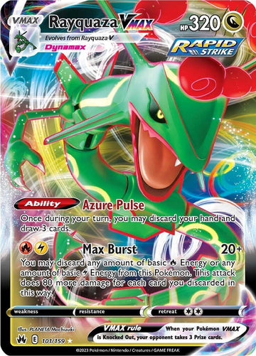 Rayquaza VMAX (101/159) (101/159) [Sword & Shield: Crown Zenith]