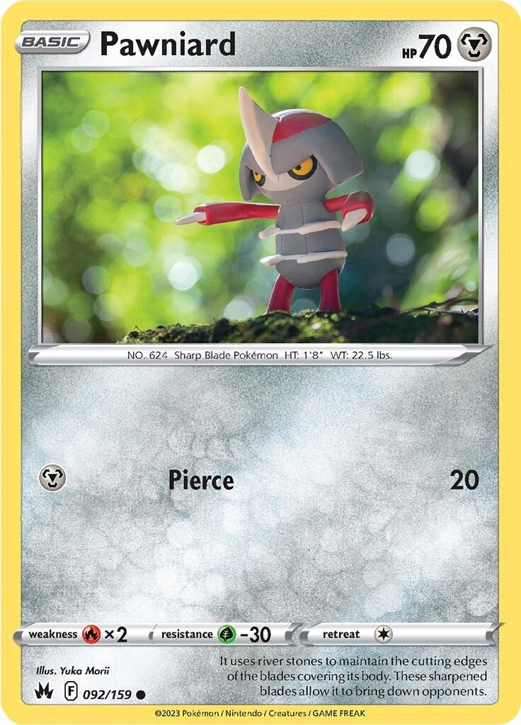 Pawniard (92) [092/159] [Crown Zenith] Reverse Holofoil