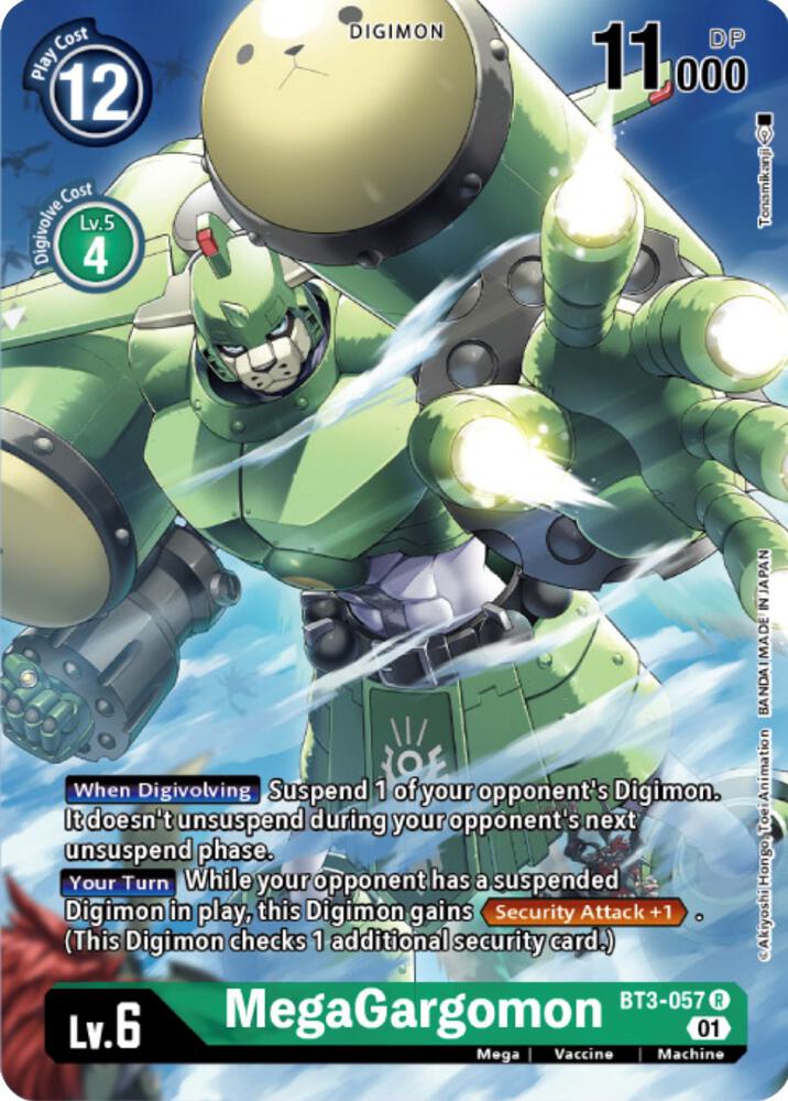 MegaGargomon (Digimon Card Game Deck Box Set) [BT3-057] [Release Special Booster] Normal