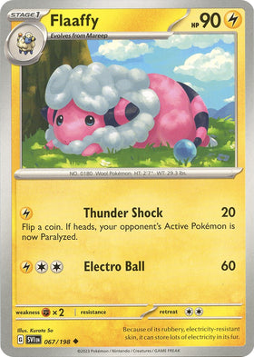 Flaaffy [067/198] [Scarlet & Violet Base Set] Reverse Holofoil