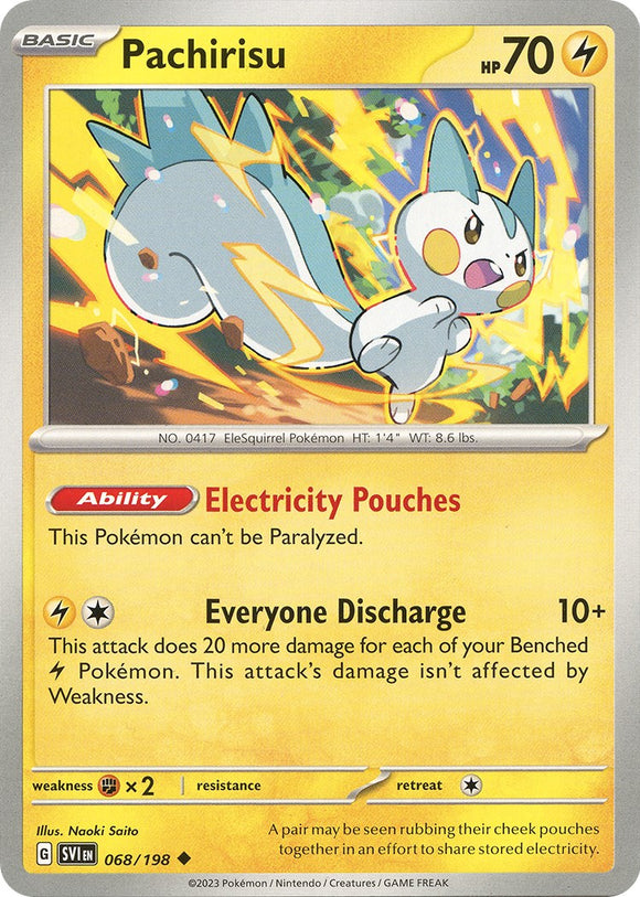Pachirisu - 068/198 [068/198] [Scarlet & Violet Base Set] Reverse Holofoil