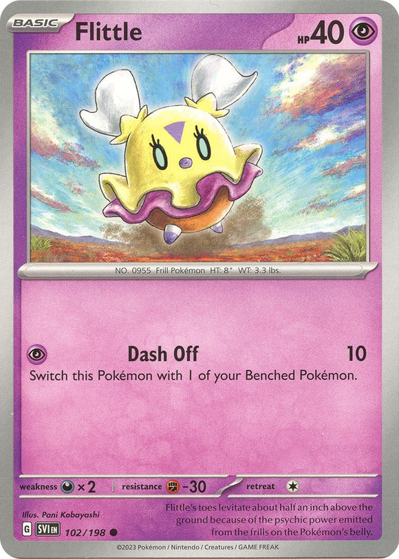 Flittle - 102/198 [102/198] [Scarlet & Violet Base Set] Reverse Holofoil