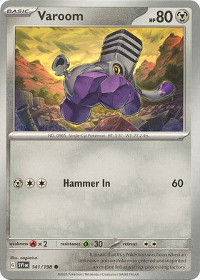 Varoom - 141/198 [141/198] [Scarlet & Violet Base Set] Reverse Holofoil