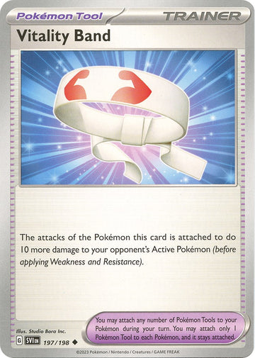 Vitality Band [197/198] [Scarlet & Violet Base Set] Reverse Holofoil