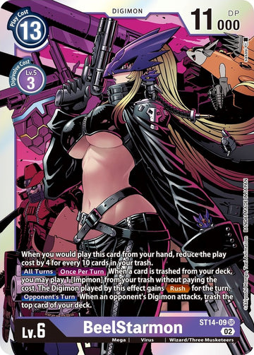 BeelStarmon [ST14-09 SR] [Starter Deck 14: Beelzemon Advanced Deck Set] Foil