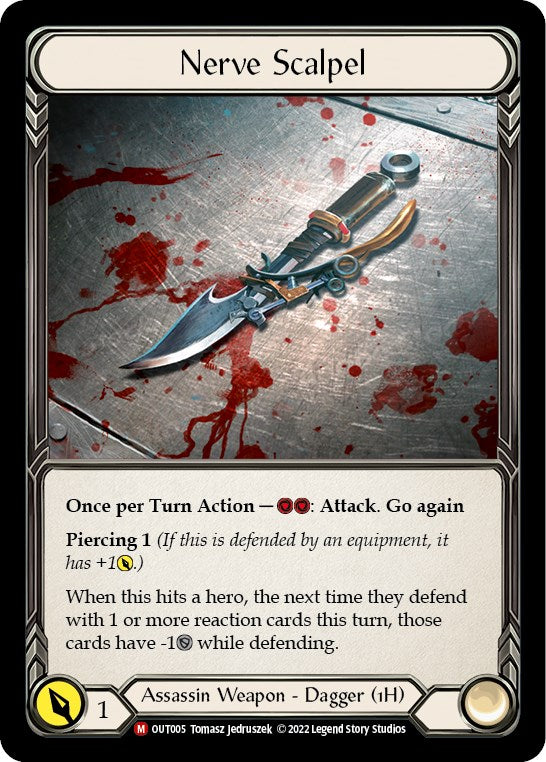 Nerve Scalpel [OUT005] [Outsiders] Cold Foil