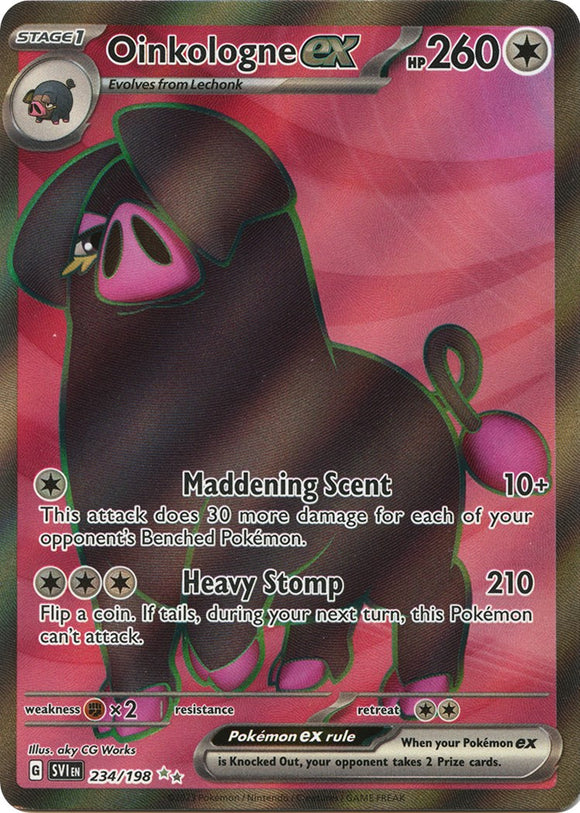 Oinkologne ex - 234/198 [234] - (SV01 Scarlet & Violet Base Set) Holofoil