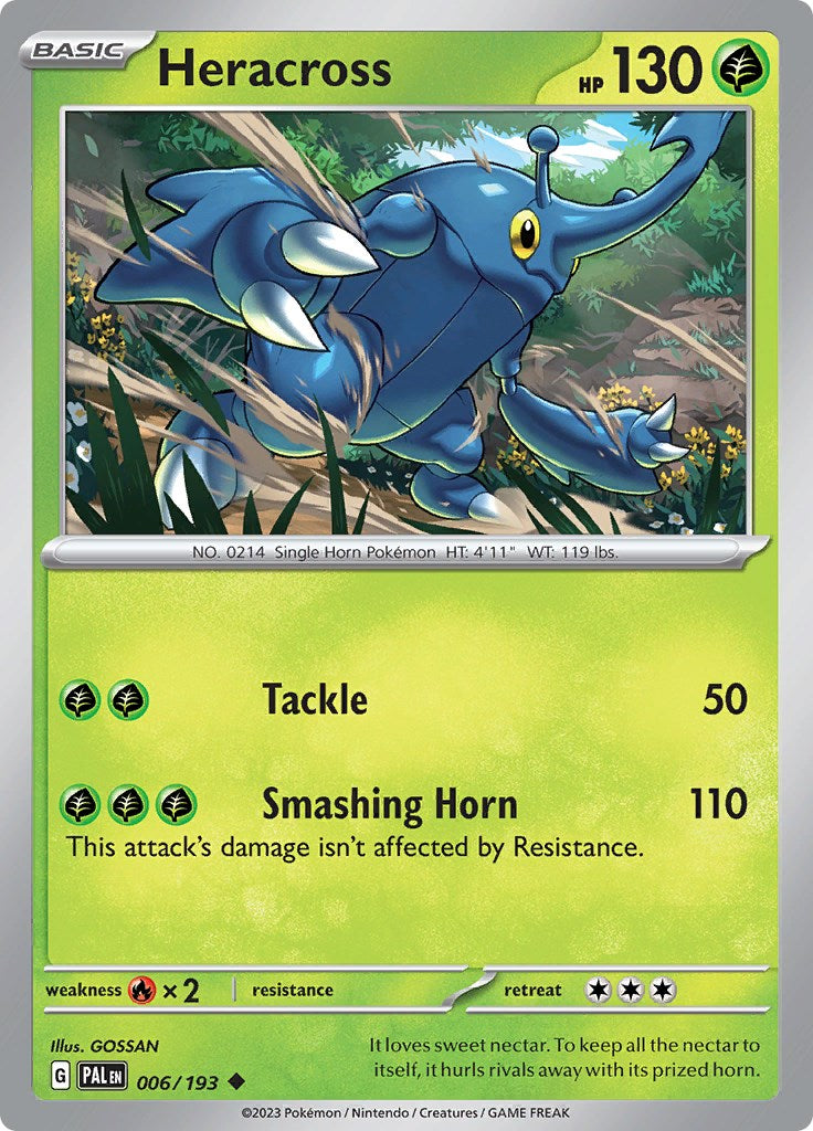 Heracross - 006/193 [006/193] [Paldea Evolved] Reverse Holofoil